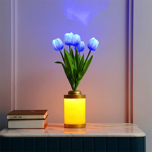 Flower Night Light - ABS Plastic - Tulips - Rose - Daffodils