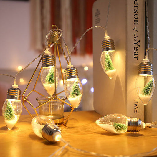 Christmas Tree Bulb String Lights - 2 Colors - Perfectly Festive