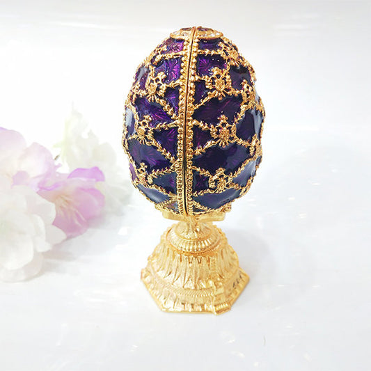 Zinc Alloy Easter Egg Ornament