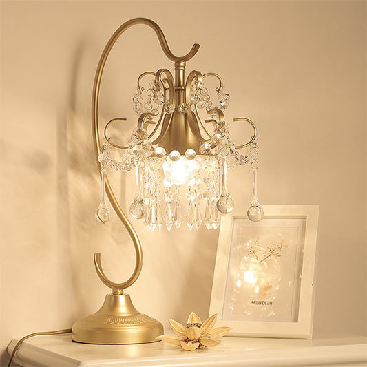 European-French Style Luxurious Crystal Table Lamp - Home Decor - Crystal