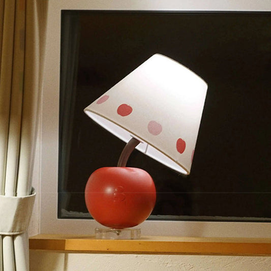 Quirky Apple Tilt-Head Cute Table Lamp - Whimsical Design - Cozy Glow